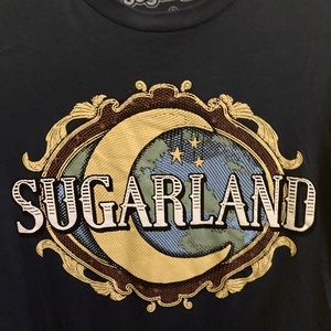 Sugarland navy cotton concert t-shirt size small